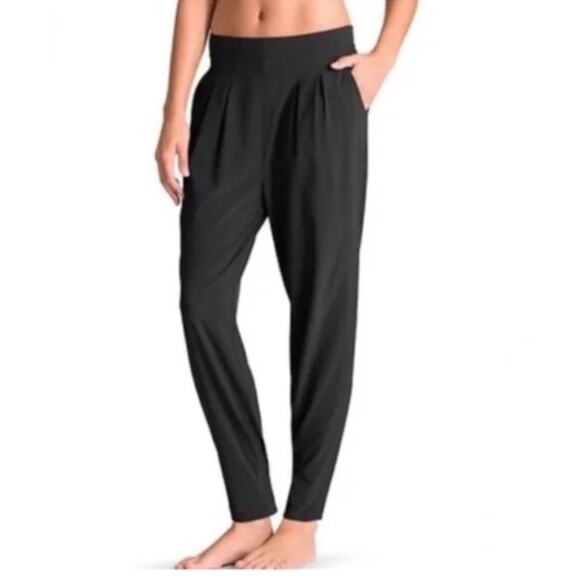 ATHLETA Interlude Ankle Lounge Pants - Black - Size 8 - Style # 983352 - Picture 2 of 7